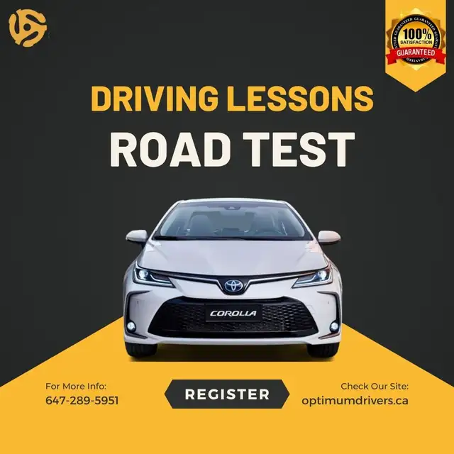 ✨Driving Lessons at an Affordable Price-Mississauga -Milton