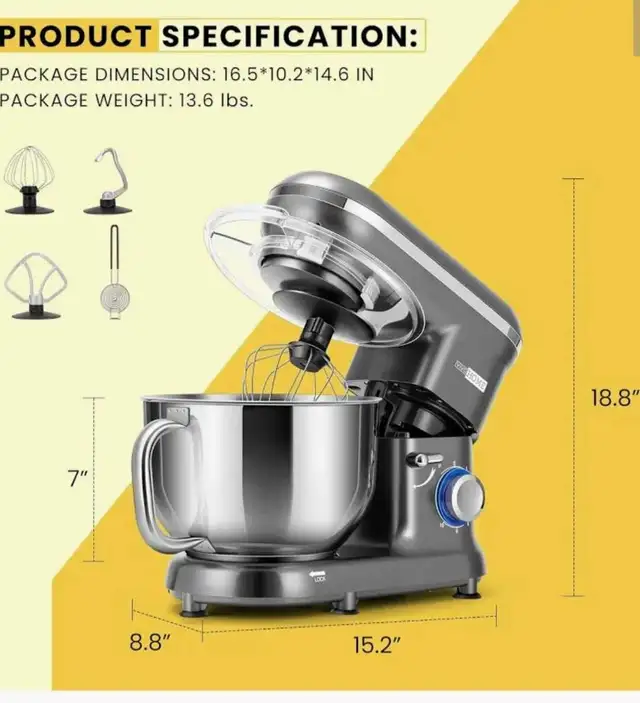 VIVOHOME Stand Mixer - Photo 5