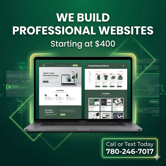 Professional Website Design Service Starting at $400