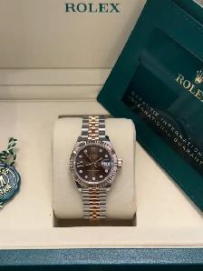 Rolex Datejust 28mm Rose Gold Two-tone Diamond IX Full Set
