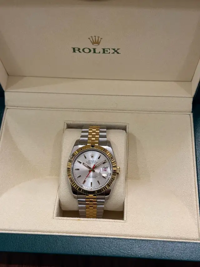 Rolex Datejust Rose Gold Turn-O-Graph Two-Tone 36mm