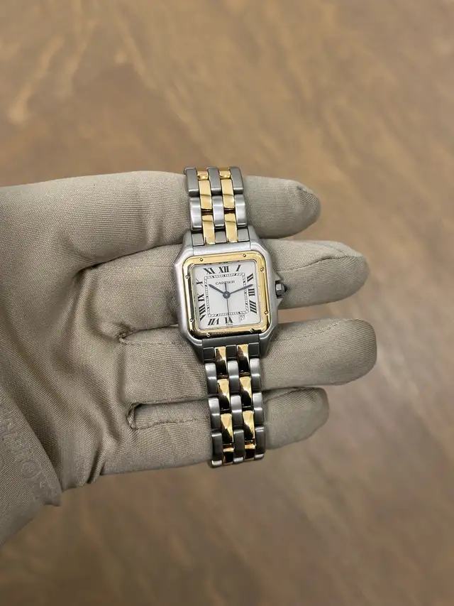 Cartier Panthere Medium Two Row Two-Tone - Photo 2