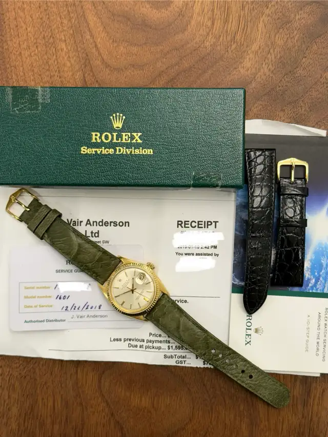 Rolex Datejust 36mm 18kt Gold