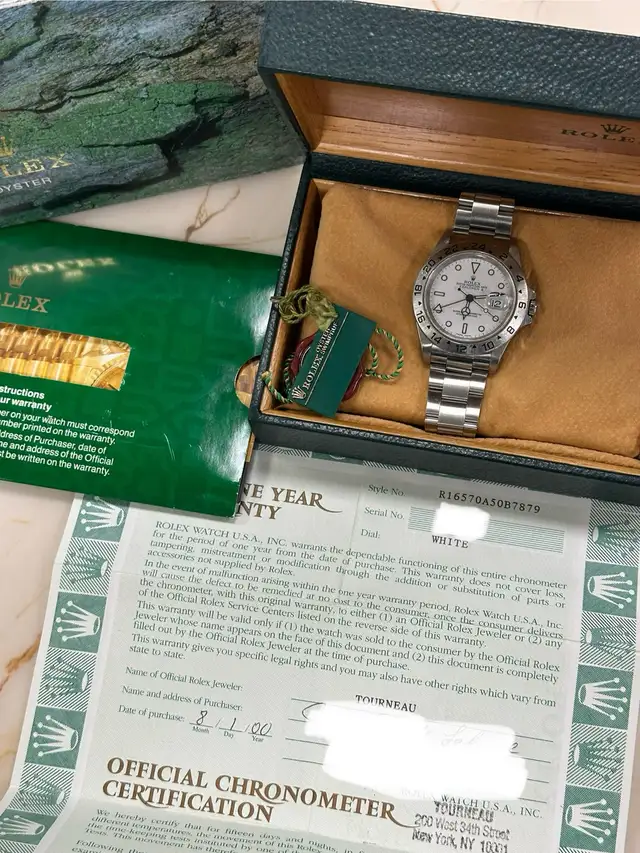 Rolex Explorer II Polar Full Set!‍❄️