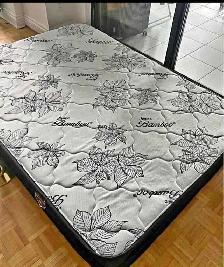 New Queen size mattress and bed frame is available!