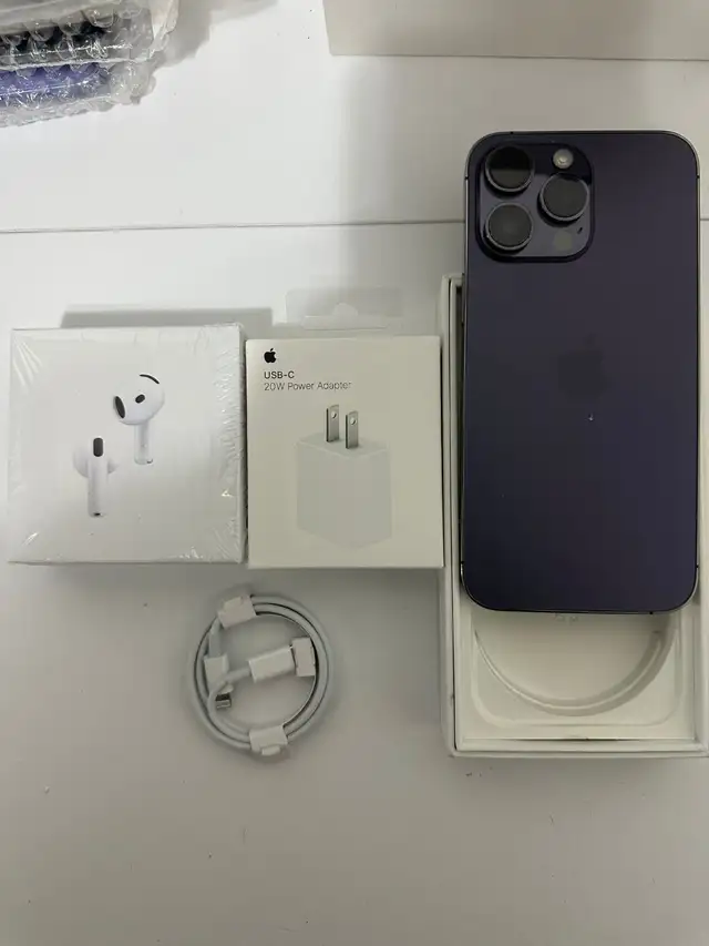 iPhone 14 Pro Max 256gb Unlocked Airpods Pkg/Delivery