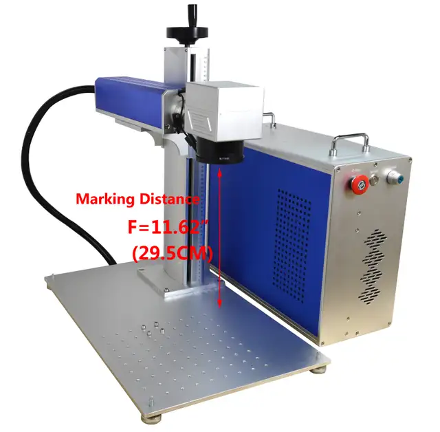 30W Fiber Laser Metal Mark Engraver Rotary Axis Acrylic 130078