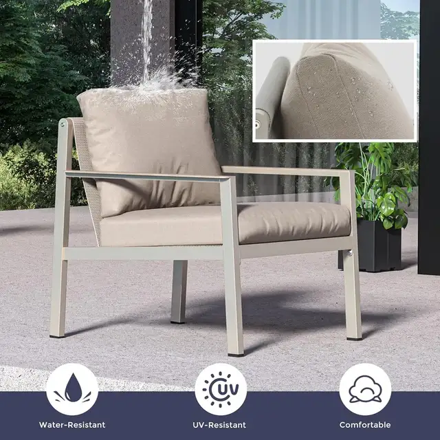 Brand New 4pcs Aluminium Patio Furniture Set $399 - Photo 8