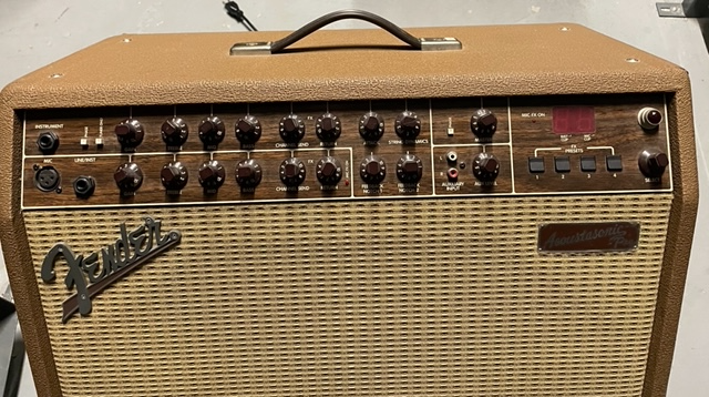 Fender Acoustasonic 80-Watt 2x8' Acoustic Guitar Amp Guitar Comb - Photo 2