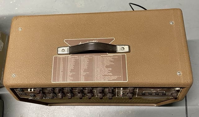 Fender Acoustasonic 80-Watt 2x8' Acoustic Guitar Amp Guitar Comb - Photo 5