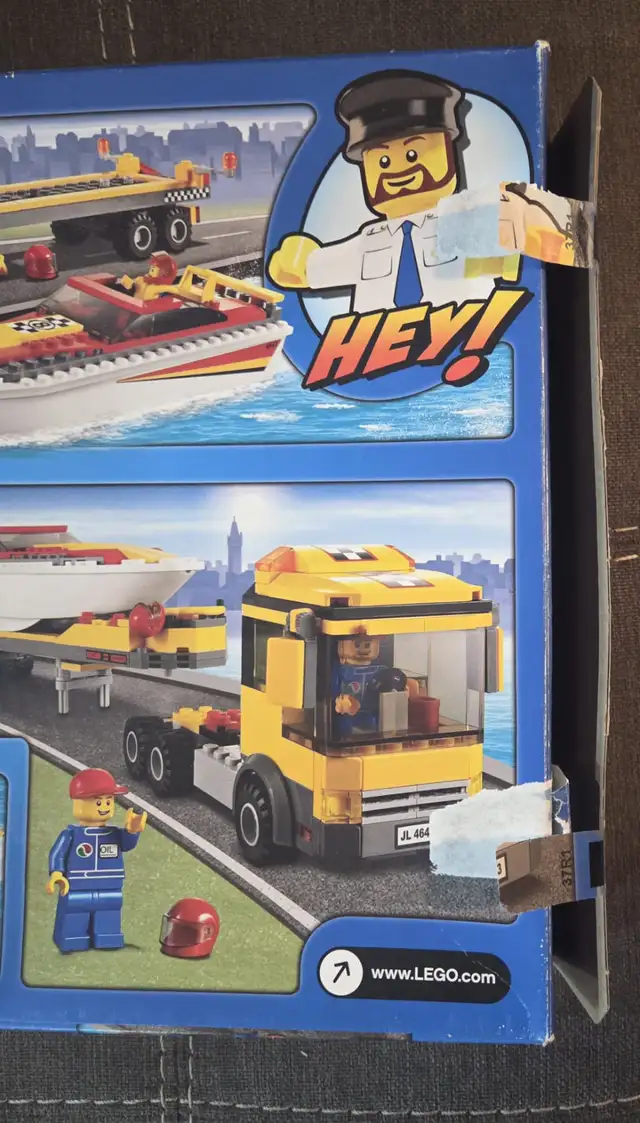 New Lego City 4643 Power Boat Transporter - Photo 2
