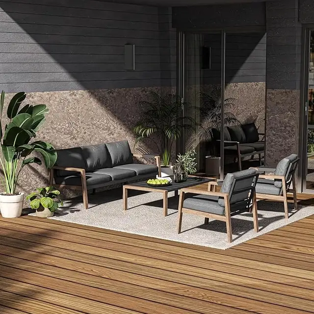 Brand New 4pcs Modern Patio Furniture Set $599 - Photo 3