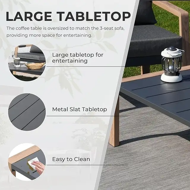 Brand New 4pcs Modern Patio Furniture Set $599 - Photo 5