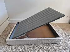 FREE DELIVERY Queen Size Bedframe with Hideaway Storage / Bed - Photo 9