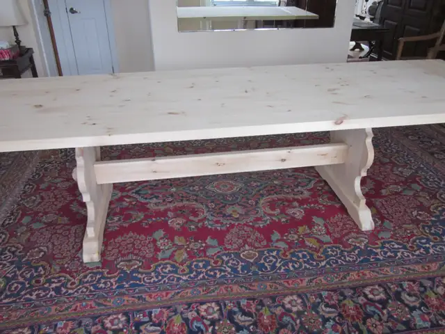 STUNNING(NO CHAIRS)LARGE NEW TABLE SOLID WOOD2'HARVEST STYLE - Photo 4