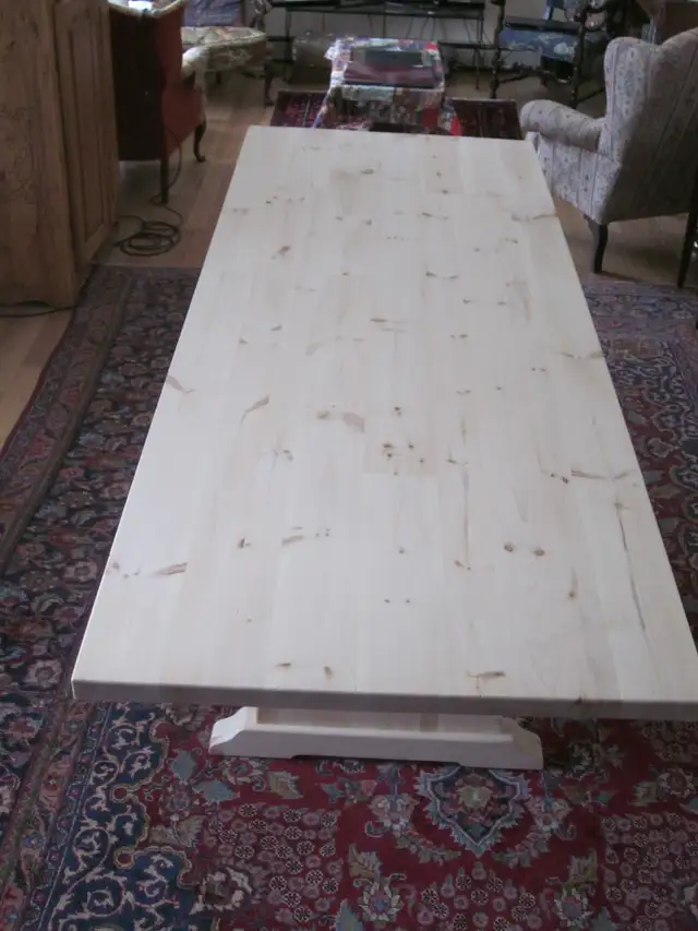 STUNNING(NO CHAIRS)LARGE NEW TABLE SOLID WOOD2'HARVEST STYLE - Photo 6