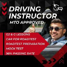 Driving Lessons, G2 & G, Pass Roadtest, Driving Instructor