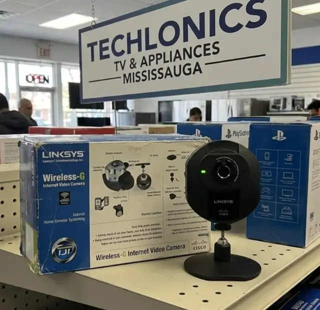 Internet Video Camera Linksys WVC54GCA Wireless-G - Black