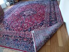 EXQUIS RARE TAPIS PERSANMASHAD151'X116'NOUE MAIN PURE LAINE - Photo 9