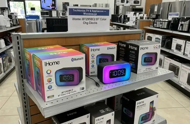 Alarm Clock IHOME IBT295BC2 BT COLOR CHG CLOCK
