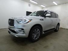 2023 INFINITI QX80 LUXE 8-PASS 4WD, TOIT, CUIR, CARPLAY, DVD!!