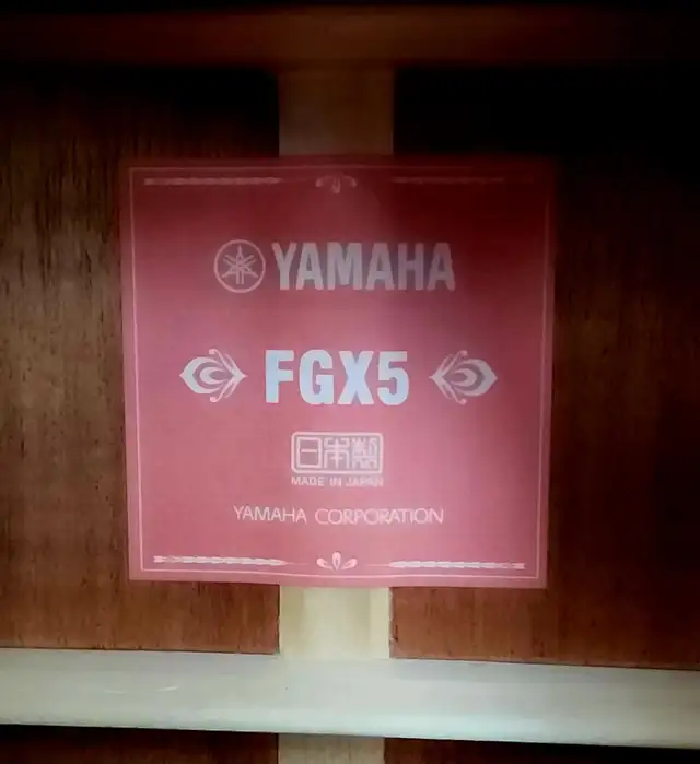 YAMAHA FGX 5 RED LABEL - Photo 7