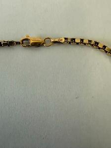 10K Gold Box Chain~22' - Photo 2