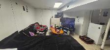 Basement bachelor apartment.