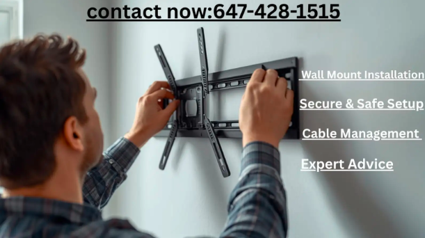 Secure TV Mounting – No Mess, Perfect Angle –