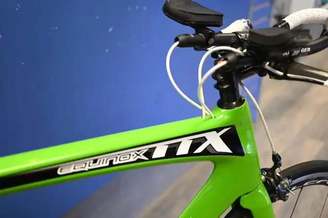 Trek Road Bike Equinox Tri Frame 26' Carbon Wheels 26.5' Aluminu - Photo 4