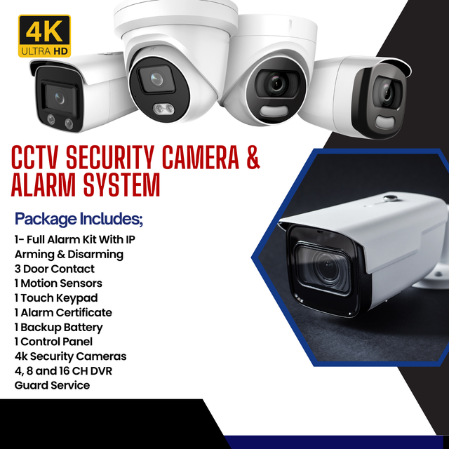 Ultra HD 4K Security Camera System   Smart Alarm – Like New - Photo 2