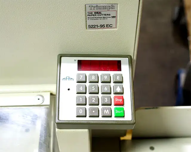 Ideal MBM Triumph 5221-95 EC 20″ Paper Cutter - Photo 5