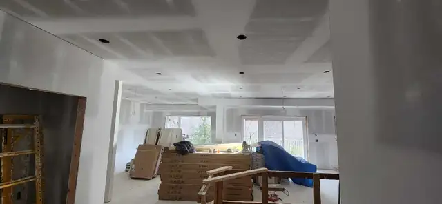 Drywall install, Taping, and popcorn ceiling removal - Photo 4