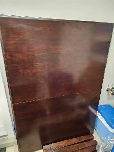 Solid Dark Wood Dining