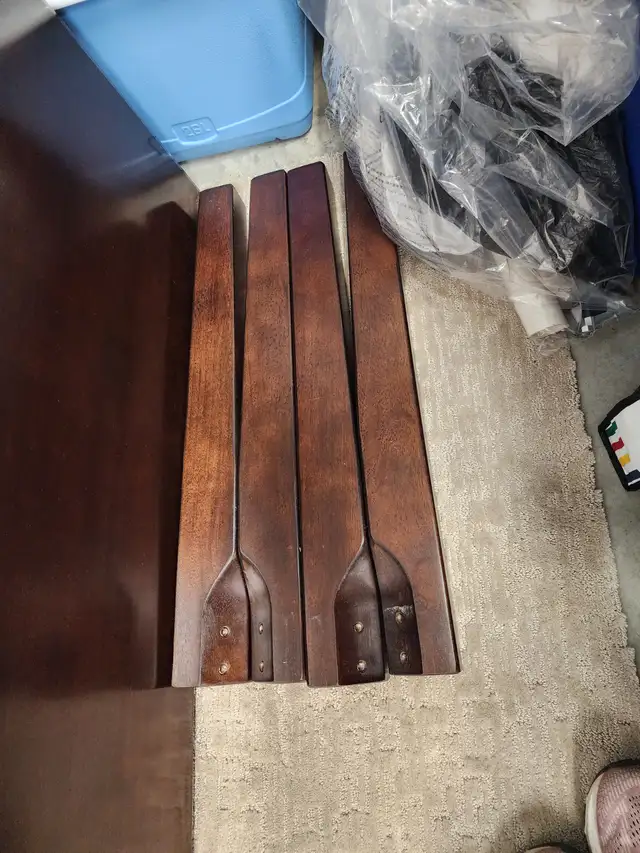 Solid Dark Wood Dining - Photo 2