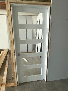 5 panel glass door - 32" x 80"