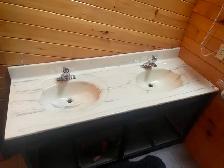 double marblelite sink
