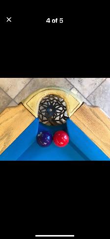 9ft Solid Oak Pool Table - Photo 4