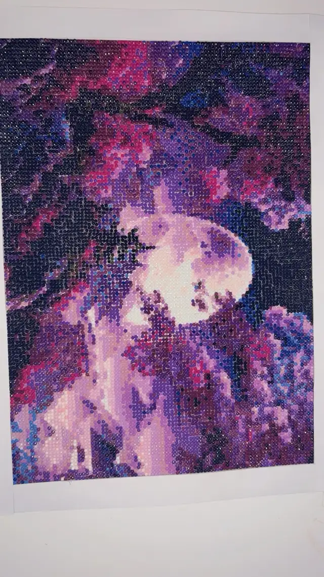 completed diamond art, painting