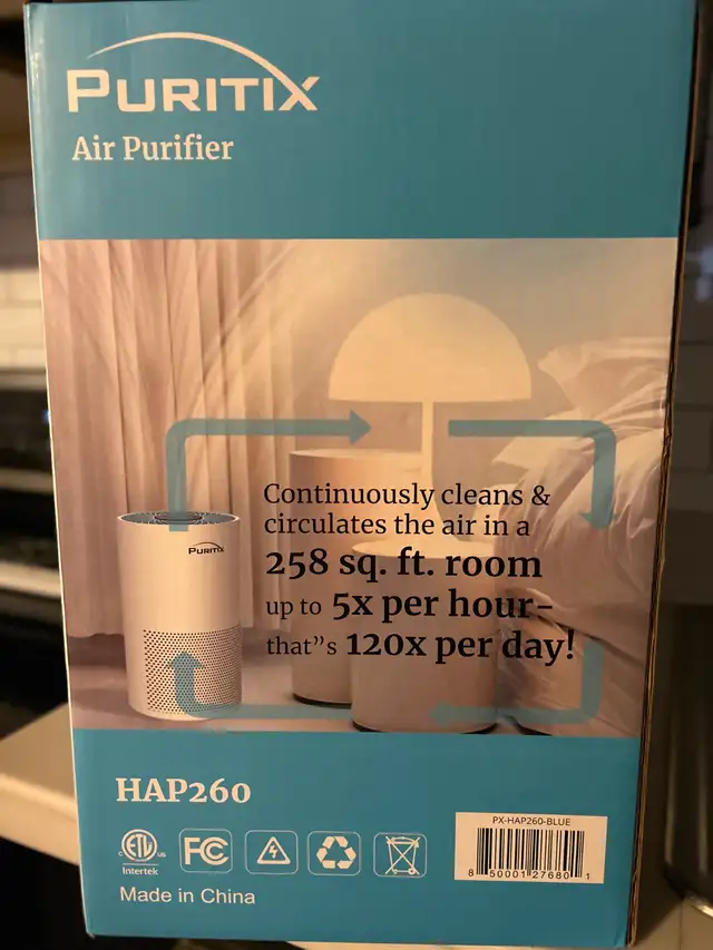 NEW IN THE BOX HAP260 Air Purifier DUST -SMOKE ECT. - Photo 5
