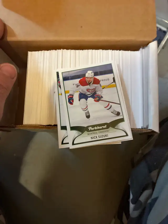 Boîtes de cartes de hockey