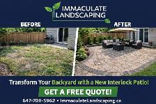 Landscaping • Sodding • Interlock • Deck • Fence