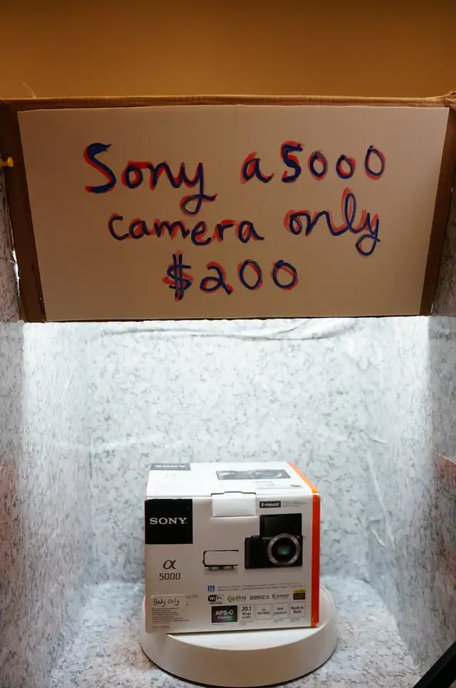 Sony a5000 Camera with unlimited recording & clean HDMI output