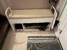 Storage / shoe rack bench for the entry way for sale for $75