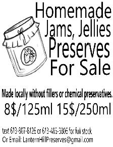 Homemade Jams, Jellies and Preserves