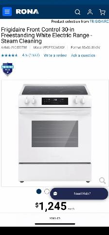 NEW 30" Frigidaire 5.3 Cu. Ft. Slide In Range Stove(Steam Clean) - Photo 10