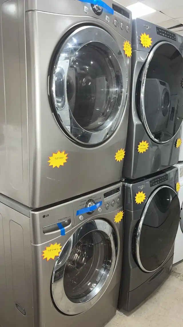 Lg 27" Stackable Washer And Dryer Fully Tested  30-Day Warranty