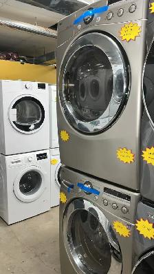 Lg 27" Stackable Washer And Dryer Fully Tested  30-Day Warranty - Photo 2
