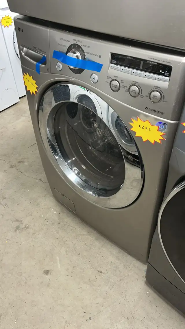 Lg 27" Stackable Washer And Dryer Fully Tested  30-Day Warranty - Photo 3