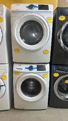 Samsung 27" Stackable Washer And Drye Tested  30-Day Warranty